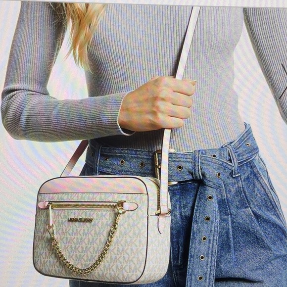 ✈️🌸✈️ MICHAEL KORS JET SET LARGE CROSSBODY ✈️🌸✈️NWT - Picture 16 of 16